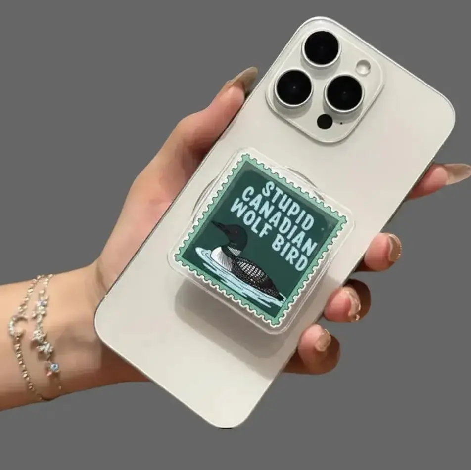 Heated Rivalry Canadian Loon MagSafe Phone Grip – Magnetic Pop Socket & Kickstand – Hockey Romance Fan Gift