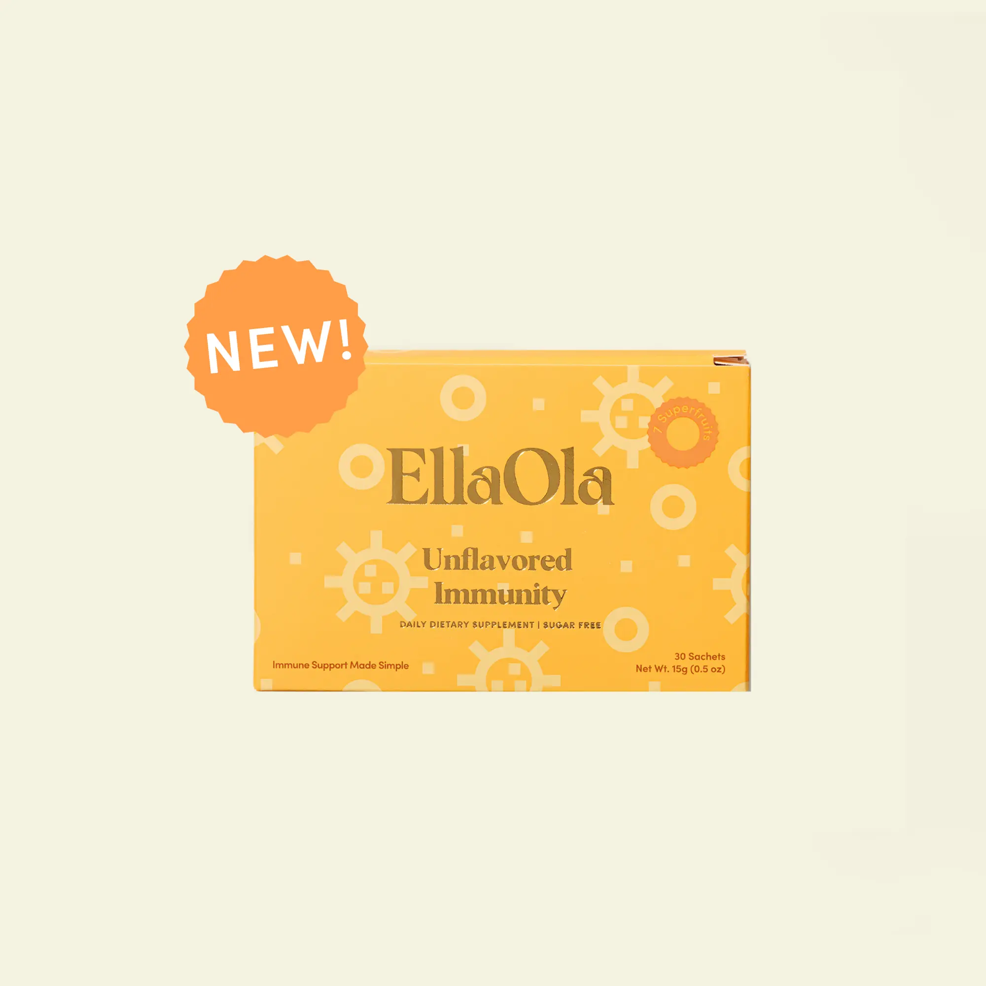 EllaOla Kids' Unflavored Immunity (C) - 30-Day Supply - Vitamin C, Zinc & Elderberry - Daily Immune Support - Zero Sugar - Allergen-Free - Gluten-Free - Third-Party Tested - Pediatrician-Developed