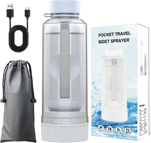 Portable Rechargeable Handheld Bidet | Mini Travel Electric Bidet Sprayer with 2 Pressure Modes, Personal Hygiene Care for Baby Wash, Postpartum Care & Hemorrhoid Relief