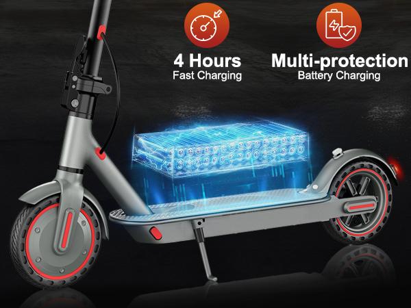 Electric Scooter for Adults 21 Miles Range 350W Motor 19MPH Max Speed 36V 7.8AH Battery Portable Folding Commuting E-Scooter with App Control & Dual Brakes SpringStatements