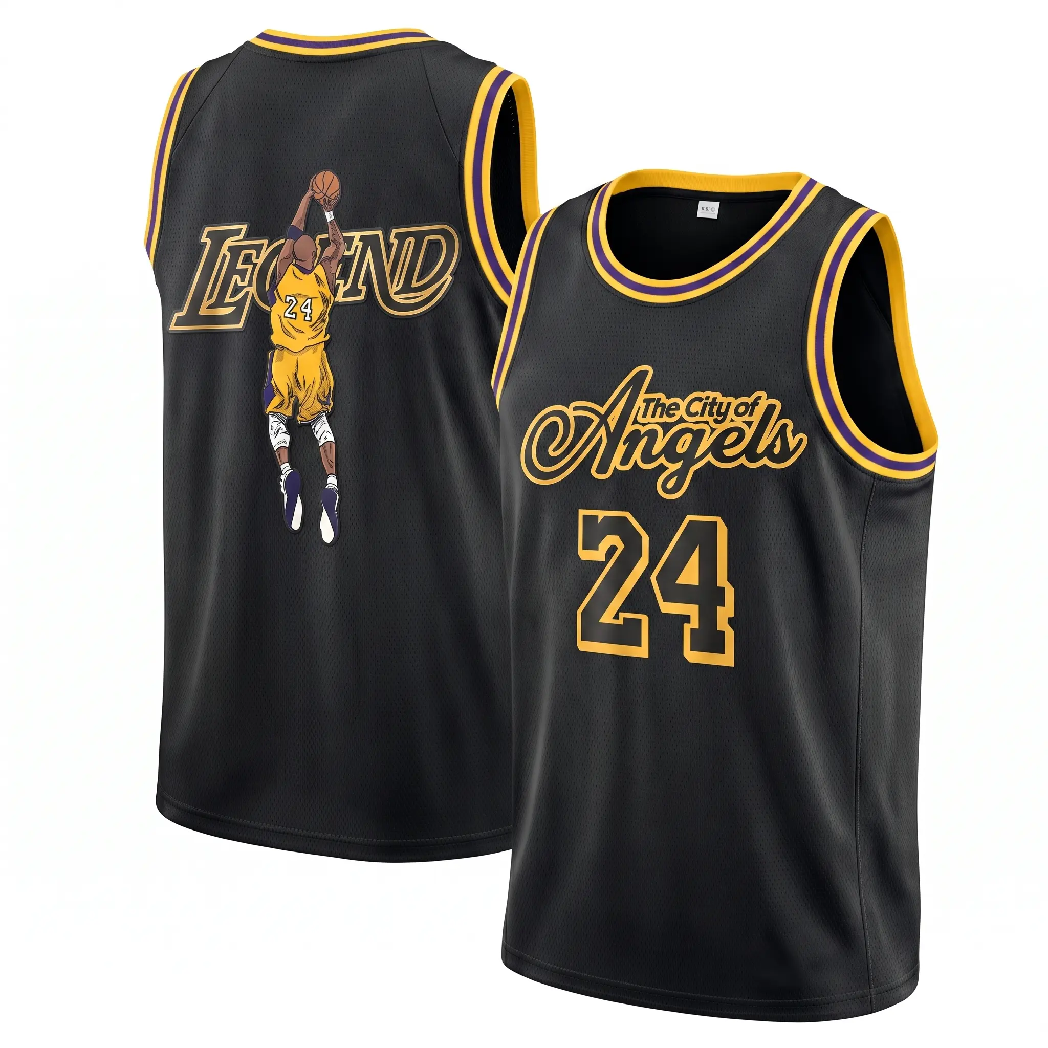 Custom Name Men's Letter & Number Embroidery Basketball Jersey, Loose Casual Breathable Round Neck Sleeveless Vest, Plus Size Sports Clothing for Outdoor Competition, Workout Activewear