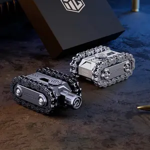 2026 Tank Style Fidget Indoor Toy | Stress Relief Fidget Toy | Indoor leisure equipment | Hardcore Military Style EDC Metal Magnetic Rotating | Fidget Spinner | Perfect Gift | Pocket Fidget Spinner