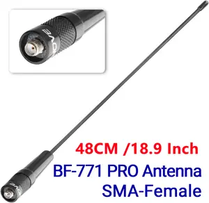 Baofeng Walkie Talkie Antenna SMA-Female UHF VHF 48CM /18.9 Inch for Baofeng AR-5RM UV-21 PRO UV32 DM32 K5 Plus tiktokshopspringglowup