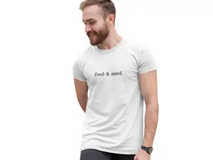feed & seed T-shirt | simple typography