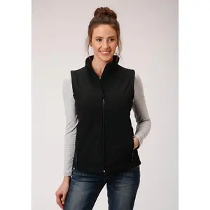Roper Technical Womens Black Polyester Softshell Vest