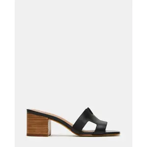 Steve Madden HANA BLACK LEATHER