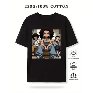 The Boondocks T-Shirt, The Boondocks Riley Freeman Cartoon Character Sweatshirt Hoodie, Anime Shirt, TV Series Shirt,  Gift for Him, Gift for Her