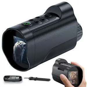 See Clearly in the Dark – 1080P Night Vision Monocular with 800m Infrared Range, 10X Zoom & Rechargeable Battery for Hunting and Camping