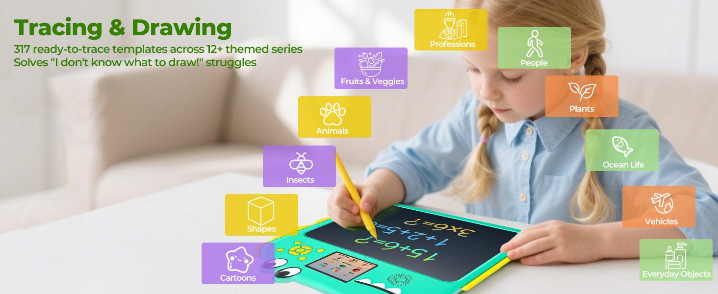 16-inch multifunctional early childhood learning machine, LCD tablet with learning machine, dual-screen learning board with 9 learning themes for autistic children's toys, suitable for boys and girls' birthday party Christmas gifts. kid Writing 16-inch multifunctional early childhood learning machine, LCD tablet with learning machine, dual-screen learning board with 9 learning themes for autistic children's toys, suitable for boys and girls' birthday party Christmas gifts. kid Writing