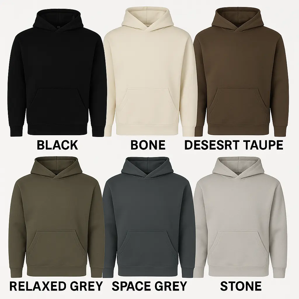 PREMIUM ADULT 12OZ FLEECE HOODIE BLANKS - FOR NORMAL USE OR CUSTOMIZATION BLANKS