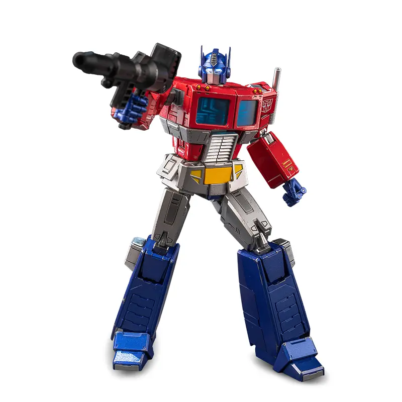TRANSFORMERS YOLOPARK AMK PRO Series Generation 1 Pre-assembled Action Figures - Optimus Prime,Nemesis Prime,Starscream - 7.87in/20cm ABS/PVC/Metal Kits with Detailed Sculpture,35 Movable Joints,Blue Eye Glow,Diecast Parts,Metal Chest Windows,Energon Base