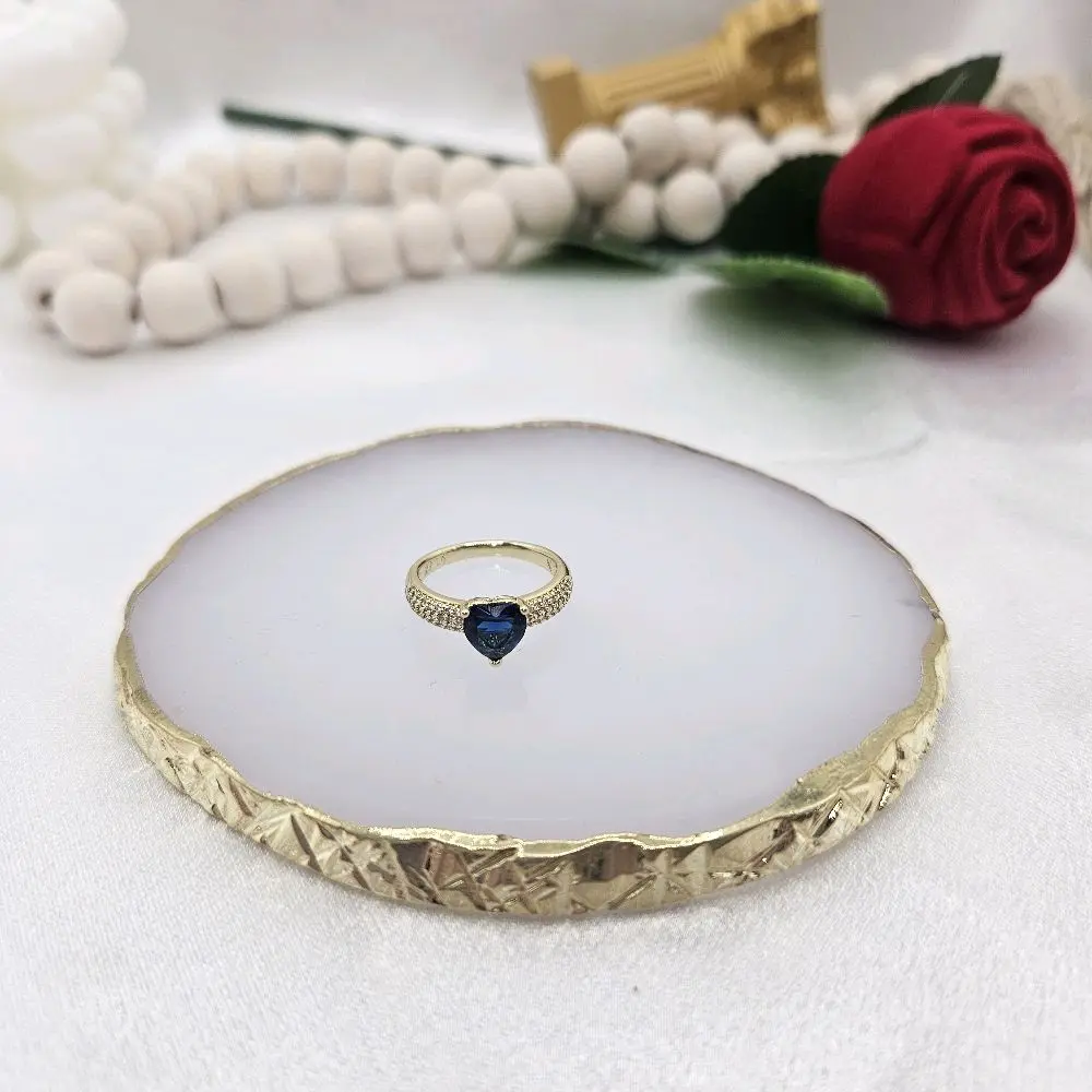 valdiviajewery #2446 heart 14k Gold Plated Ring High Quality