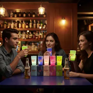 2026 NEW Red Bull Creative Bar Party Luminous LED 14oz Cup Customizable Color Option with Free Straw Lid & Exclusive Perks Easy Cleaning