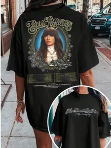 [Sale up to 40%],[Freeship] Comfort colors Ella Langley Dandelion Tour Shirt | 2-Sided Concert Tee with Dates | 2026 Retro Country Music Merch