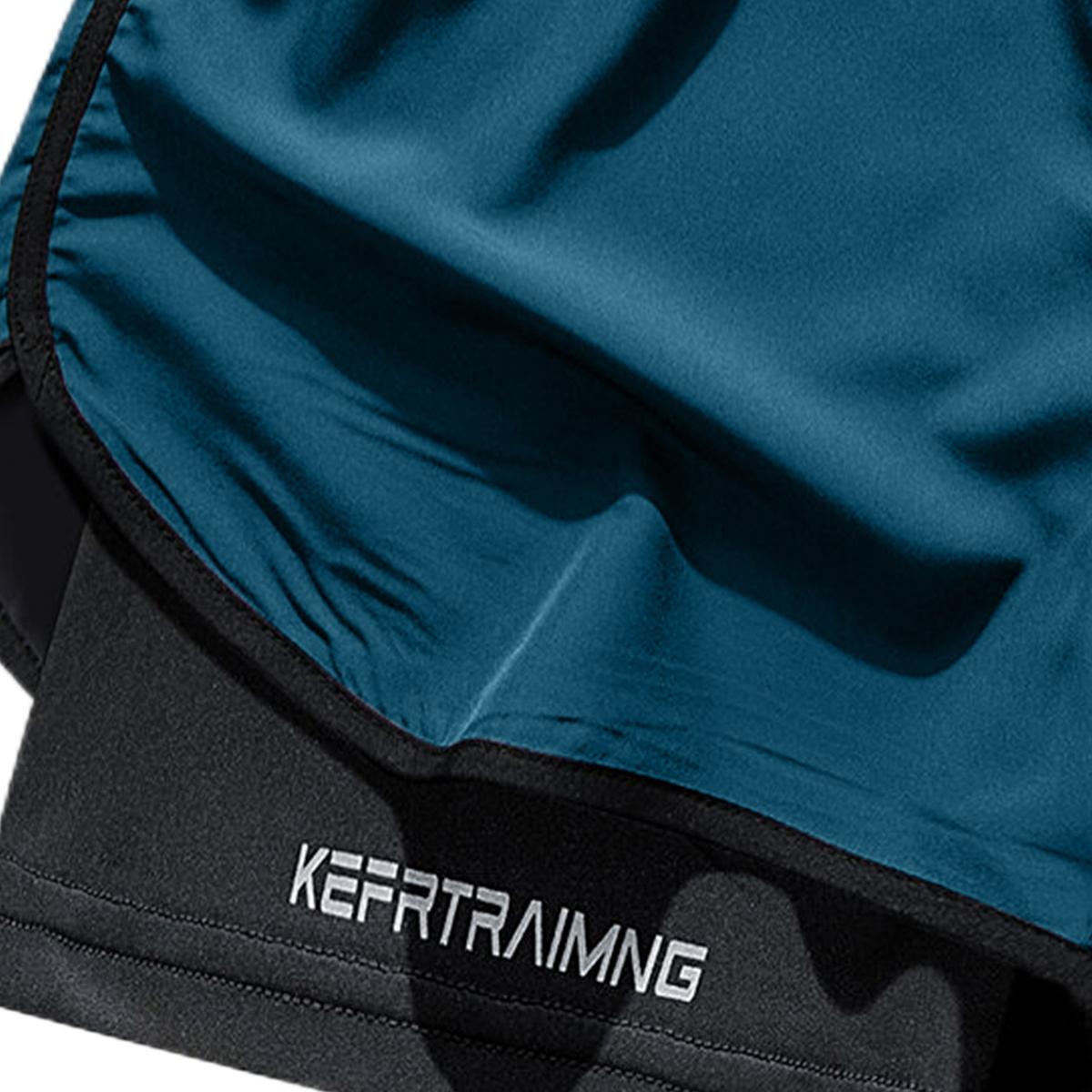 Men's Sports Muscle Fitness Shorts, Quick-Dry Stretch Gym Workout Drawstring Shorts, Breathable Tight Squat Training Shorts, Summer Gym