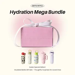 BOTTLE BOTTLE Hydration Value Bundle – Random Color Insulated Water Bottle or Tumbler with Straw, Leakproof BPA-Free Stainless Steel Cup, Surprise Gift for Travel, Gym & Everyday Use