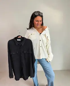 Harvest Ridge Mineral Washed Corduroy Shacket Top