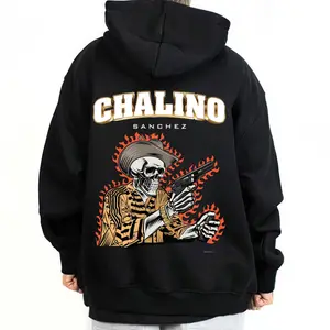Chalino Design - Unisex Sweatshirt Hoodie T-Shirt Outdoor, Chicanos Clothing, Cholo Clothes, Mexican Chicano Streetwear