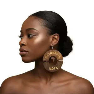 Naturally Dope Wood Earrings Real Wooden Stylish Earrings