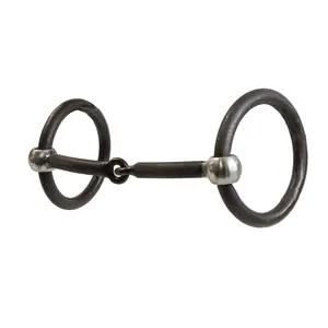 Bob Avila O-Ring Snaffle Bit with Textured Mouthpiece