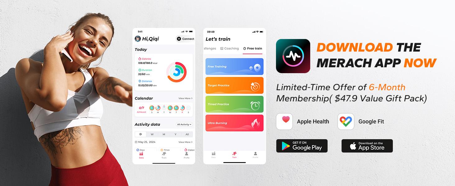 Merach Under Desk Treadmill, 2-in-1 Walking Pad for Walking and Jogging 2.5HP Low-Noise Treadmill with Remote Control Lanyard 265lbs Weight Capacity Home Exercise Equipment Home Gym Equipment