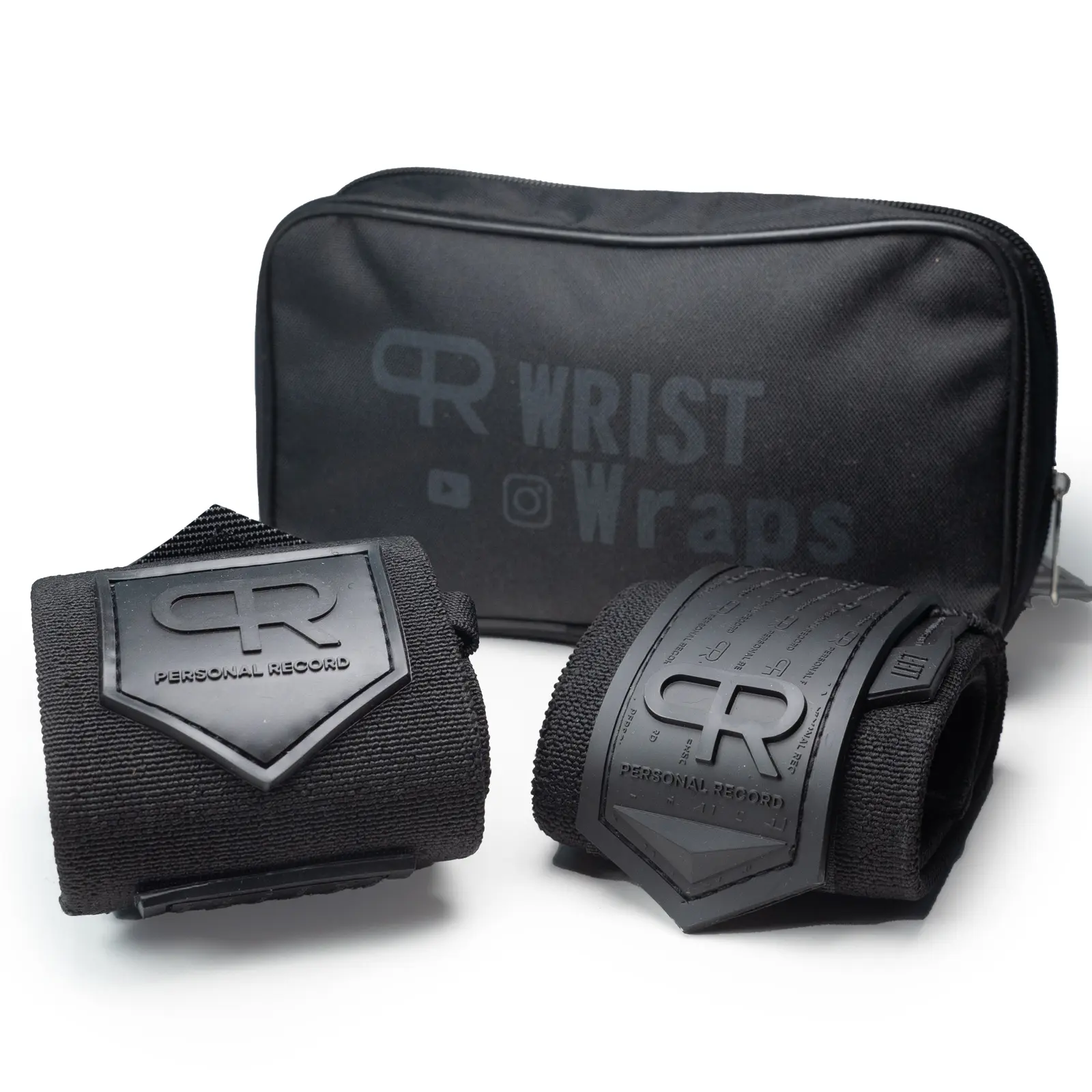 PR Heavy Duty Premium Wrist Wraps - Enhance Grip Strength, Stability, Injury Prevention