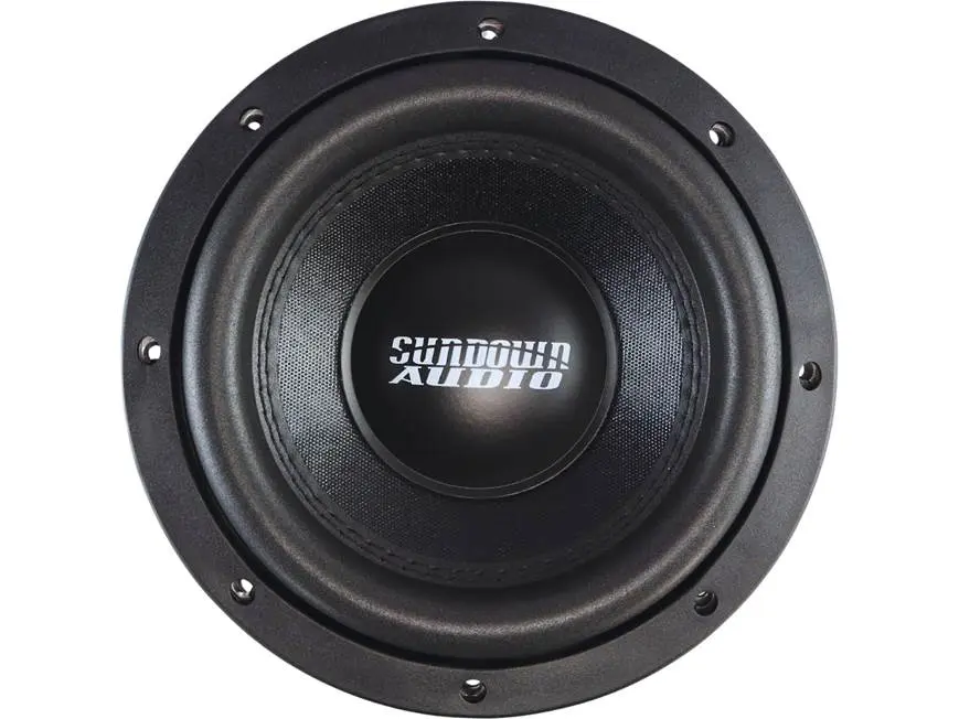 Sundown Audio Horizon Series 8" Car Audio Subwoofer (HZ8D4 Model) - Dual 4-Ohm Voice Coils, Aluminum Car Speaker with 1000 W Deep Bass, 7-1/4" Cutout Diameter for Automotive Sound Systems, Cutout Diameter: 7-1/4", Component Speakers, Auto Audio