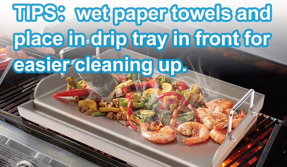 ELF GRILL 25"x16" Outdoor Flat Top Griddle Pan - Heavy-Duty Metal Cookware Compatible with Gas Grills, Stoves, Charcoal Grills & Camping Gear | Must-Have BBQ Accessory