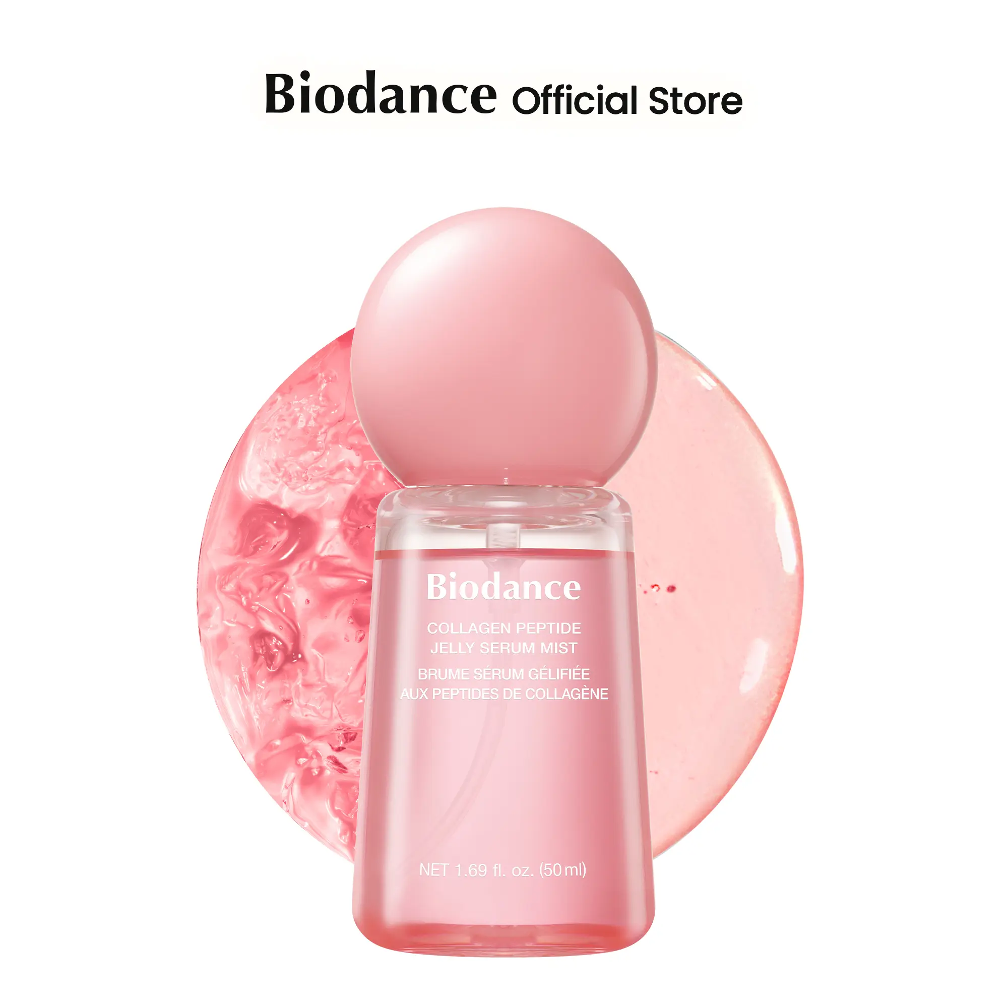 [Biodance Official] Collagen | PDRN Jelly Serum Mist — Advanced Jelly-to-Mist Skincare Spray for Flawless Instant Glass Skin Glow, 24-Hour Moisture Lock, Pore Minimizing, Deep Hydration, and Accelerated Skin Barrier Recovery