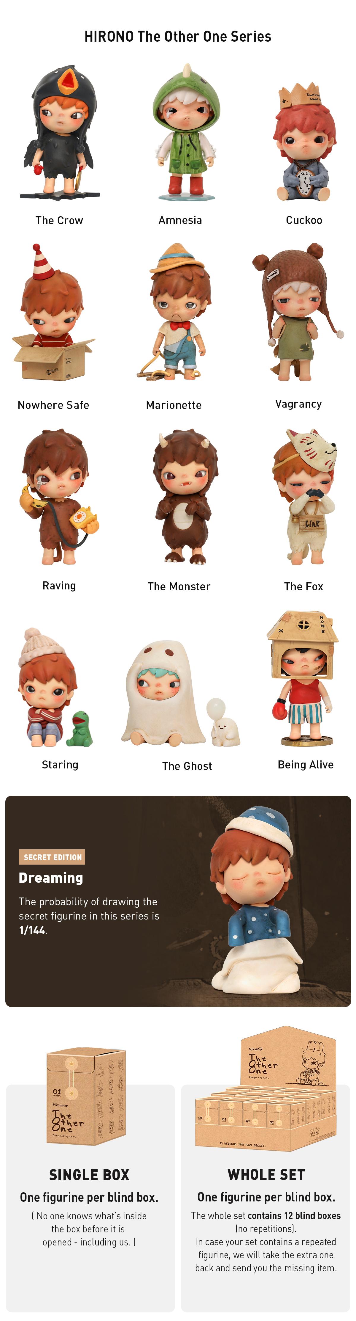 POP MART HIRONO The Other One Series, Blind Box, Mystery Box POP MART HIRONO The Other One Series, Blind Box, Mystery Box