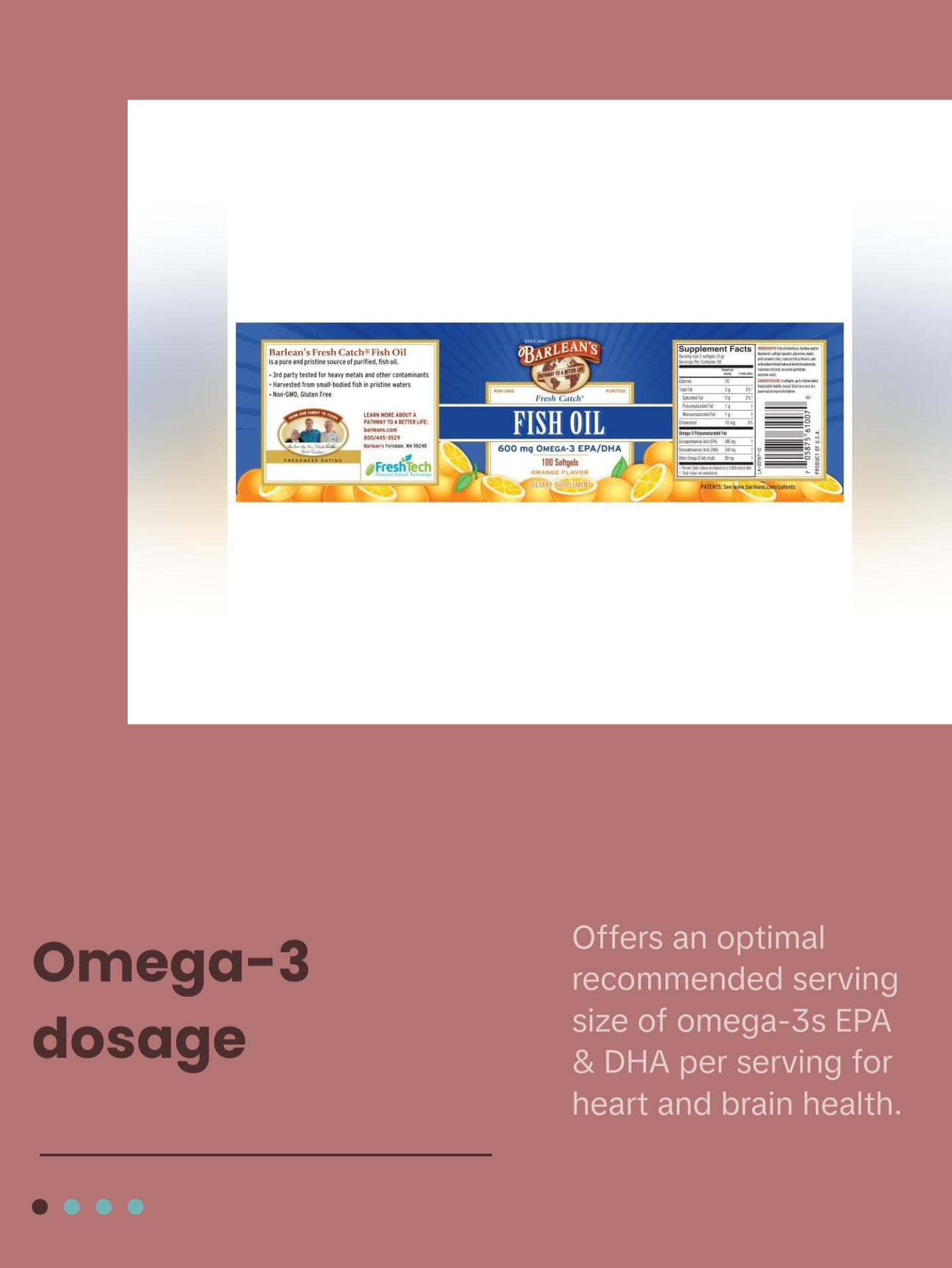 Fresh Catch® Fish Oil Softgels  - Orange Flavor Healthcare Fitness
