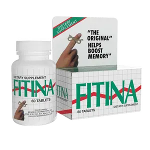 Fitina Dietary Vitamin Supplement - 60-Count Memory Aid Tablets for Brain Health, Cognitive Support, Healthcare & Self Care Products