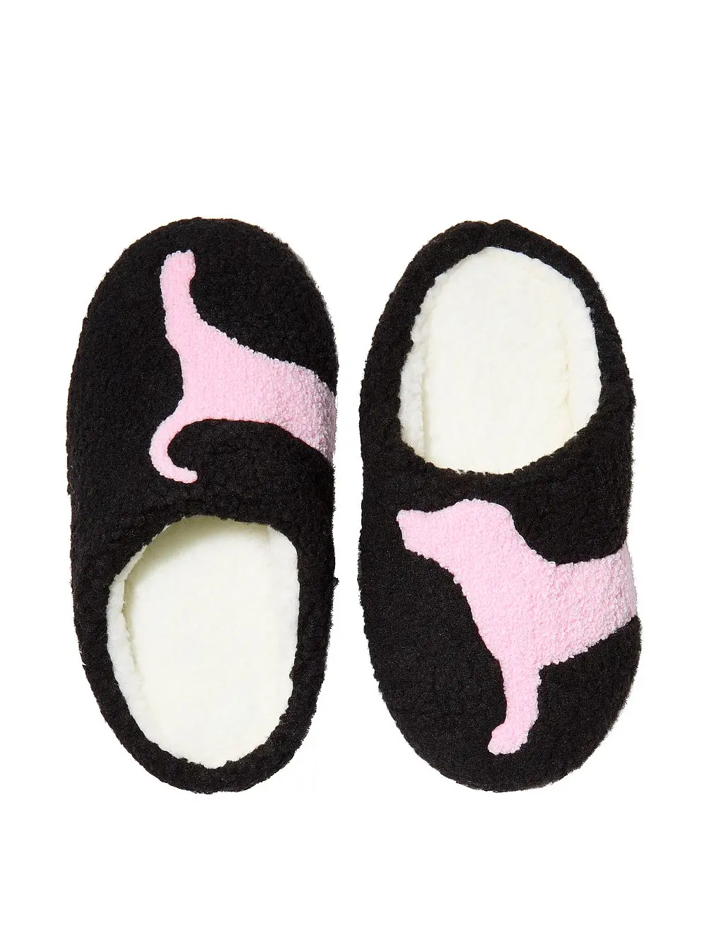 PINK Closed-Toe Sherpa Slippers