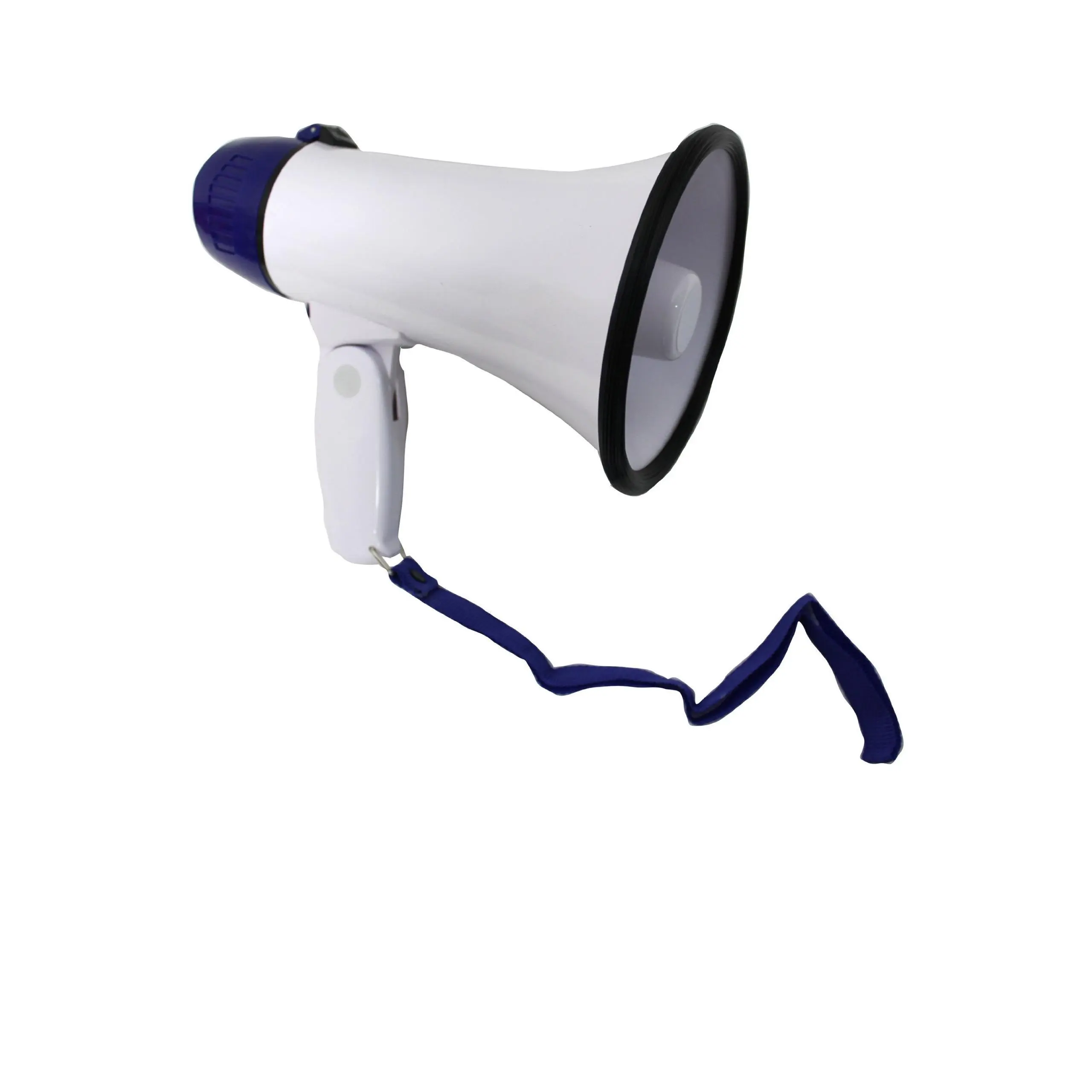 Rhode Island Novelty 8" Multicolor Megaphone with Siren Sound & Adjustable Volume Battery Operated for Parties & Sporting Events