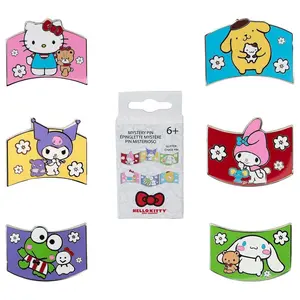 Loungefly Sanrio and Friends Color Block Mystery Box Pins