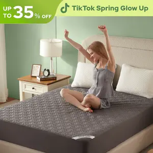 SpringGlowUp【BEDLORE】Cooling Waterproof Fitted Sheet Big Copper Coins | Bamboo Deep Pocket Mattress Cover | Soft Breathable Non-Slip]