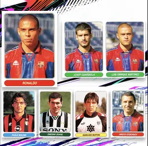 1997 Panini European Football Stars Stickers Pack! [Ronaldo Nazario Chase]