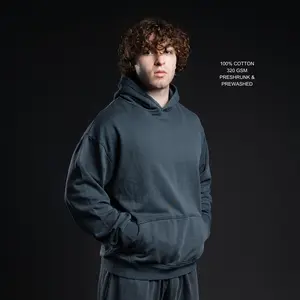 EKKO Terry Fleece 100% Cotton Acid Wash Hoodie