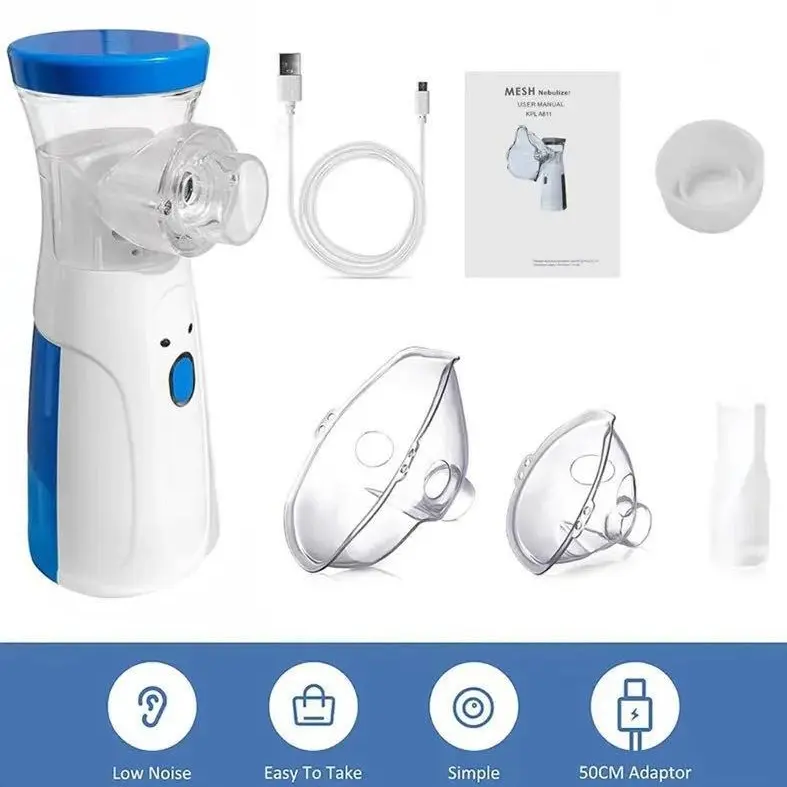 Compact Handheld Humidifier, Portable Micron-level Mister with Quiet Operation & Self-Cleaning Mode - USB Rechargeable for Travel & Home, Usb Powered Humidifier, Diffusers Humidifiers