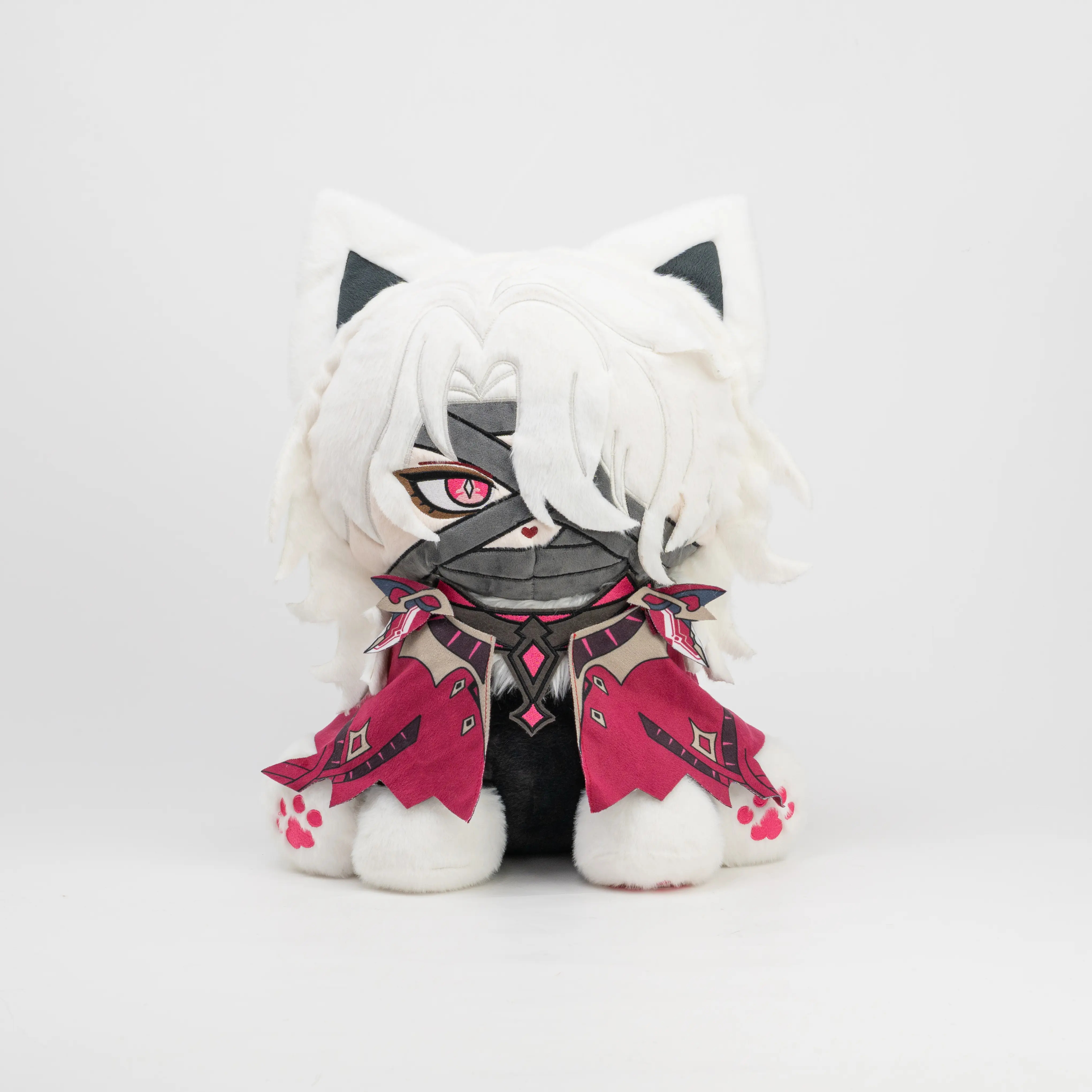 【RESTOCKED】Plushshop 17in Whimsical Meow Meow Soft Stuffed Figure, Fluffy Plush Snuggle Buddy, Cute Collectibles for 3+ Years Old Collectors and Plushie Enthusiasts