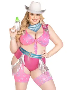 Plus Space Cowgirl Costume