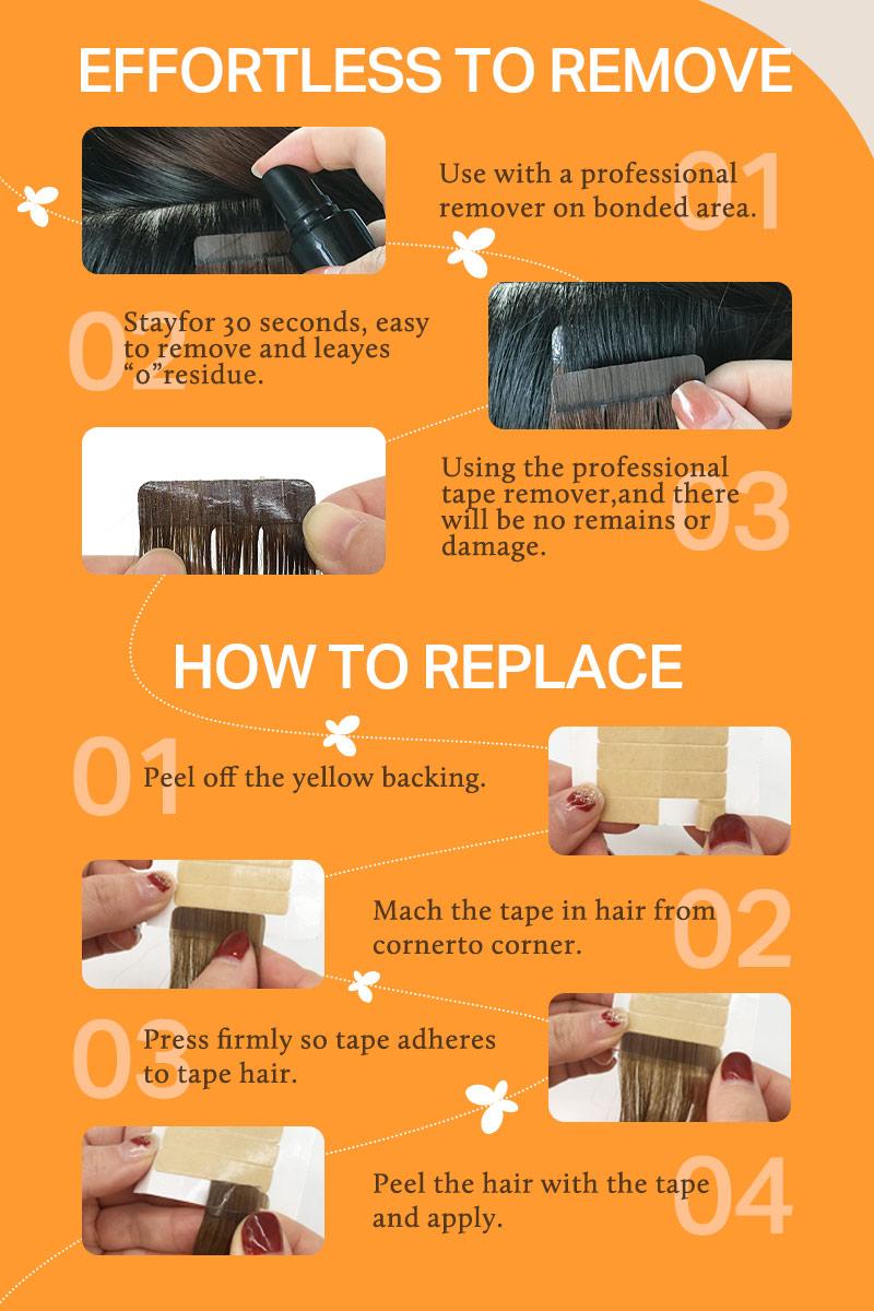 Doores Tape in 10-28'' length Remy Human Hair Extensions Natural Straight Doores Tape in 10-28'' length Remy Human Hair Extensions Natural Straight