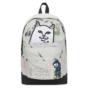 Goosebumps Velcro Backpack (Bone)