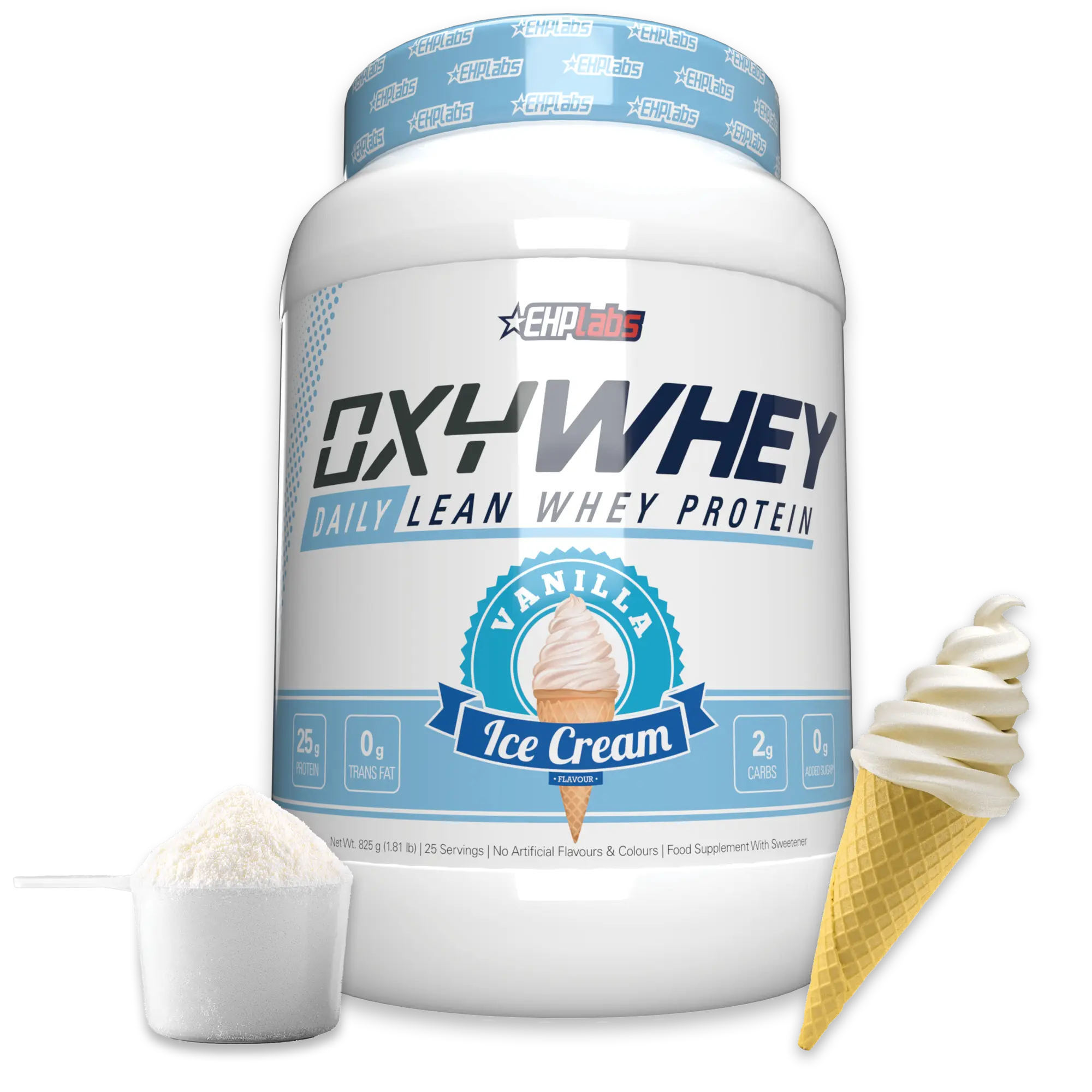OxyWhey Lean Protein Powder | 25 Serve Whey Isolate Blend | Added Digestive Enzymes | Lean Muscle Support | Smooth Daily Protein Shake