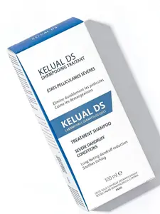 KELUAL DS Anti-Dandruff Haircare Cleanser, Severe Dandruff Relief, Daily Gentle Soothing Shampoo, 3.3 Fl Oz