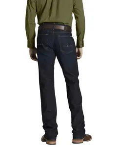 Ariat Men's M5 Rebar Dark Wash Low Rise Straight Work Jeans - 10016223
