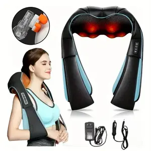 Shiatsu Neck Shoulder Massager with Heat | Deep Kneading for Full Body Pain Relief | Perfect Gift for Father's Day Mom Dad Home Office Use  Party gifts Valentine's，Easter Gifts