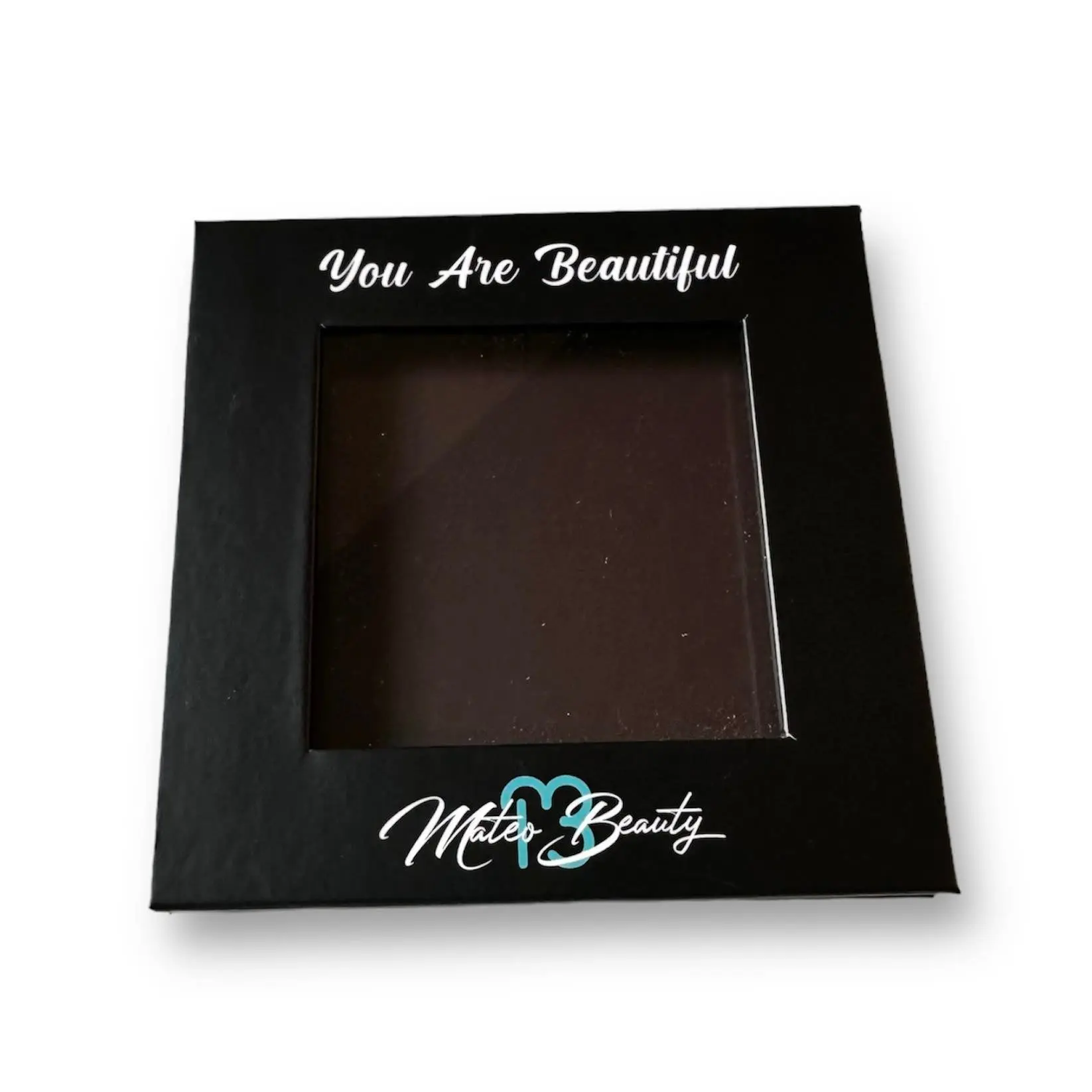 Mateo Beauty Empty Magnetic Eyeshadow Palette, 4 x 4 Inch Customizable and Refillable Case to Build Your Own Eyeshadow Collection, Eyeshadow Set