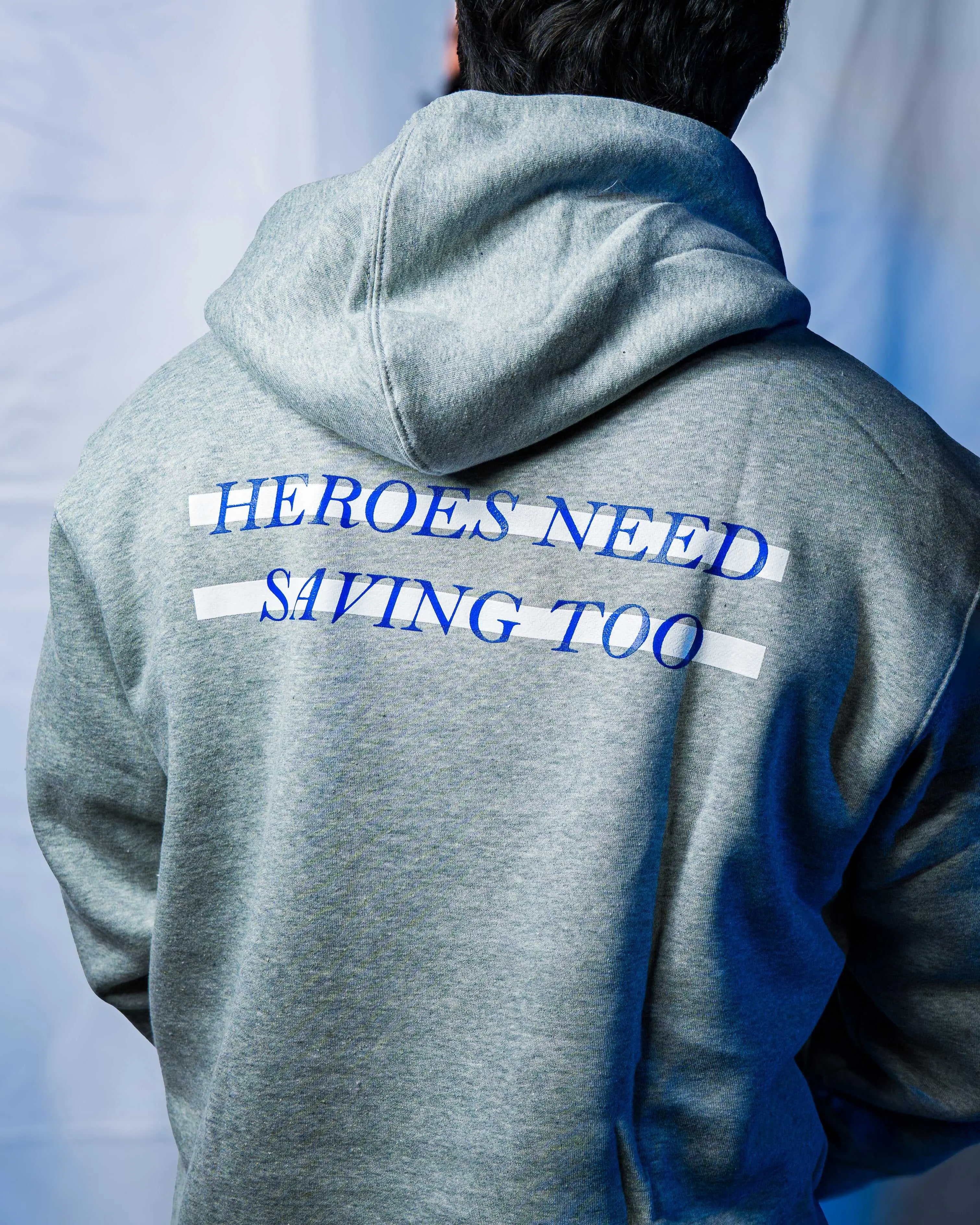 White Line Stigma Breaking Hoodie- Heather Grey