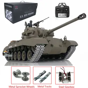Henglong 1/16 Scale 7.0 Upgraded M26 Pershing RTR RC Tank 3838 Metal Tracks